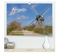 Angeln - Landschaft zwischen Schlei und Flensburger Förde (hochwertiger Premium Wandkalender 2026 DIN A2 quer), Kunstdruck in Hochglanz: ... all dies und vieles mehr gibt es in Angeln.