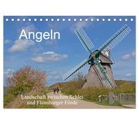Angeln - Landschaft zwischen Schlei und Flensburger Förde (Tischkalender 2026 DIN A5 quer), CALVENDO Monatskalender: Naturschutzgebiet, historische ... all dies und vieles mehr gibt es in Angeln.