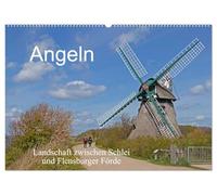 Angeln - Landschaft zwischen Schlei und Flensburger Förde (Wandkalender 2026 DIN A2 quer), CALVENDO Monatskalender: Naturschutzgebiet, historische ... all dies und vieles mehr gibt es in Angeln.