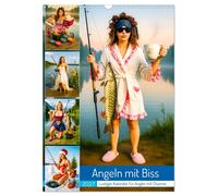 Angeln mit Biss - Lustiger Kalender für Angler mit Charme (Wandkalender 2027 DIN