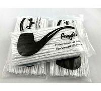 Angelo 300 x Limpiador de pipas blanco (3 paquetes) - para manualidades, felpa, silbato, limpieza, limpieza de máquinas, etc. flexible