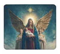 Angelo Tappetino Mouse Piccolo 220x180x3mm, Tappetino Scrivania con Bordo Cucito, Mousepad Impermeabile e Antiscivolo, Pratica e Facile da Pulire, Accessori Gaming, Regalo Uomo, Cielo Stellato 9-4212