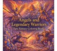 Angels and Legendary Warriors: Epic Fantasy Coloring Book