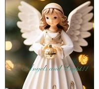 Angels and Light: A Coloring Book for Adults - Hope, Peace, and Holiday Magic