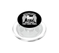 Angels Don't Always Have Wings Sometimes They Have Paws PopSockets PopGrip para MagSafe