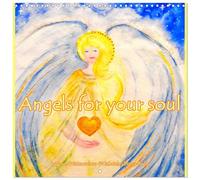 Angels for your soul (Wall Calendar 2026 12" x 24" / 30 x 60 cm (abierto)) CALVENDO 12 Month Wall Calendar
