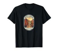 Angels Landing Zion National Park Senderismo Track Badge Utah/US Camiseta gráfica económica