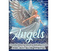 Angels Mosaic Color By Number Coloring Book - Adult Coloring Books: Mindfulness and Anti Anxiety Coloring Book