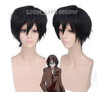 Angels of Death Isaac Foster Zack Cosplay wigs Mens Short Straight Black Cosplay Wig