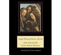 Angels Playing Music, Detail: Jan van Eyck Cross Stitch Pattern