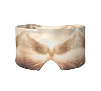Angel's Wings - Diadema unisex para dormir de lado, antifaz y orejeras (26.8 x 4.3 pulgadas), orejeras ajustables para interiores y exteriores, viajes, yoga, cómodas