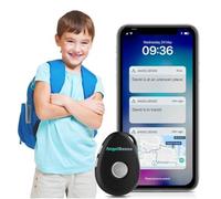 AngelSense Rastreador GPS personal para niños, adolescentes, autismo, necesidades especiales, ancianos, demencia - Altavoz de respuesta automática de 2 vías y botón SOS - Seguimiento de autobús