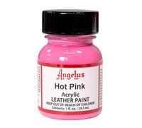 Angelus 50-1948-a12 Pintura acrílica para Cuero, Fuerte, 1 Onza, Unisex, Rosa Intenso, 29.57 ml (1er Pack)