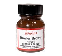 Angelus - Pintura acrílica para piel (29,5 ml), color marrón