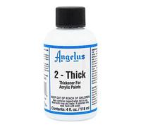 Angelus Aditivo de pintura acrílica de 2 gruesos para crear arte de arcilla flexible en 3D para zapatos, botas, bolsos, arte de cavas y más, 4 onzas