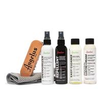 Angelus Kit de limpieza de zapatos | Juego de limpiador de zapatos para tenis, botas, cuero, gamuza | Kit completo de cuidado de zapatos, transparente, Transparente, 6 Piece Set