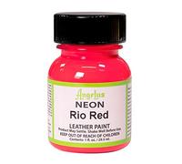 Angelus La pintura de cuero 1 onza de neón para 29,5ml Río rojo