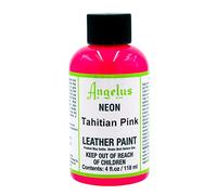 Angelus Leather paint 4 Oz Neon Tahitian Pink