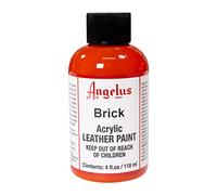 Angelus Leather Paint, Brick, 4 ounce jar (720-04-093)