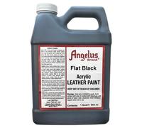 Angelus - PINTURA CUERO Y POLIPIEL ANGELUS 946,35 ML - Negro Mate/Flat Black 101