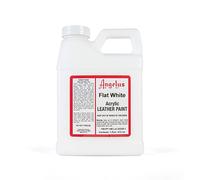 Angelus Pintura Flat White 16 oz, Blanco, Cuero, Líquido, 472 gramos