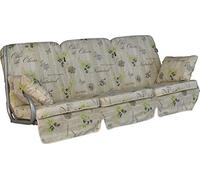 Angerer Comfort - Cojín para balancín, Color Beige | Apto para muchos columpios de 3 plazas, fabricado en Alemania