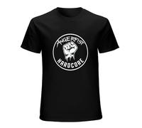 Angerfist Hardcore Techno Gabber MOH Dutch Rave Scene Terror Music Raver Mens Fashion Casual Basic Short Sleeve T-Shirts Size XL