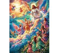 Anges Dans le Jardin Fleuri Rompecabezas 1000 Piezas Cartón para Expertos Mitos fantásticos Mejora Memoria Actividad Tiempo Libre Pack Completo Original 1000 PCS