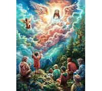 Anges Dans Les nuages Puzzle 300 Piezas Cartón Blanco Premium para Expertos Animal Cuento de Hadas fantástico Eventos Team Building Ejercita La Mente Hobby Y Ocio 300 PCS