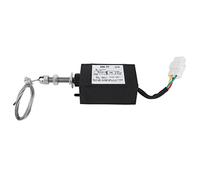 ANGGREK 12V 24 V Motor Válvula Solenoide Válvula DISELO APLAY Out Motor Válvula de Apagado para el Control de Apagado con Baja Corriente sin Calefacción (12V)