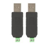 ANGGREK 2pcs USB a Converter USB USB Adaptador USB Serial a con Pantalla LED No Se Necesita Potencia Externa para la Máquina PLC Datos Leer Escribir PTZ Control