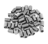 ANGGREK 50pcs M6X1.0X33 Acero Inoxidable 304 Insertos de Rosca de Tornillo Helicoidal para la Reparación de Magnesio de Aluminio con Resistencia a la Conexión Mejorada Resistencia Al