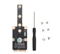 ANGGREK Adaptador Mini PCIE a M.2 M Key, Convertidor Mini PCIE a M.2 M Key, Adaptador Mini PCIE a M.2 M Key para SSD 2230 2242 2260 2280 M.2 NVMe con Destornillador y Tornillos Incluidos
