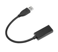 ANGGREK Adaptador USB3.0 a HD Multimedia Interface de Alta Velocidad 5Gbps 1080P 60HZ Convertidor de Video para PC Laptop Monitor Juegos Cine en Casa Negro
