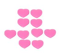 ANGGREK Amortiguador de Vibraciones para Raqueta de Tenis, Antivibrador con Forma de Corazón 10 Piezas for Tenis (Pink)