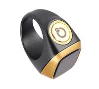 ANGGREK Anillo Contador Digital Inteligente con Clicker para Dedo y Pantalla de 0.49 Pulgadas para Seguimiento de Oraciones, Vibra en 33, 66, 99 y 100 Cuentas, BT 5.1, Se Sincroniza con