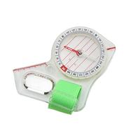 ANGGREK Brújula para Pulgar, Brújula de Orientación de Plástico ABS con Puntos Luminosos, Escala Clara y Mapa de 9,6 X 7 Cm para Senderismo, Camping, Mochilero, Correr, Navegación