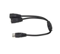 ANGGREK Cable Y DIN Macho de 7 Pines a 2 DIN Hembra de 7 Pines, Cable de Conexión Divisor de PVC Flexible para Dispositivos de, Configuración Rápida Y Fácil de 1.64 Pies