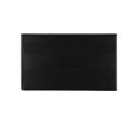 ANGGREK Caja de Disco Duro SATA, Estuche de 2.5 Pulgadas USB 3.0 a SATA para HDD SSD con Carcasa de Aleación de Aluminio, Velocidad de Transferencia de 5Gbps con Indicador LED para OS (Black)