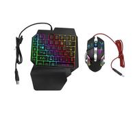 ANGGREK Combo de Conversor de Ratón y Teclado para Juegos, Plástico ABS, Paquete de Juego Móvil 4 en 1 con Soporte de Teléfono Ajustable para Jugadores