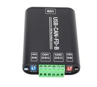 ANGGREK Convertidor de USB a Can Bus, Aleación de Aluminio, Tarjeta de Comunicación de Doble Canal, Interfaz de 5V para Análisis de Datos, Monitoreo de Bus Can FD