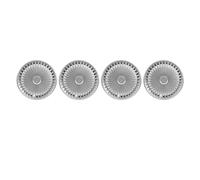 ANGGREK Cubiertas para Llantas, Tapacubos ABS Duradero para Ruedas de Acero de 17 Pulgadas, Protección Elegante para Automóviles, Incluidos y C4