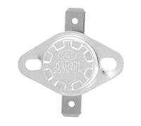 ANGGREK Interruptor de Termostato, Interruptor Normalmente Cerrado KSD301 con 23 Opciones de Temperatura de 40F a 302F para Electrodomésticos, Juego de 5 Unidades para Aplicaciones Versátiles (55℃)