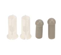 ANGGREK Kit de Reparación de Visor del Sol Kit de Buje de Visor Sun Reemplazo de Buje de la Punta del Sol para Camaro Firebird 1967-1969 Chevelle 1964-1972 con Material ABS