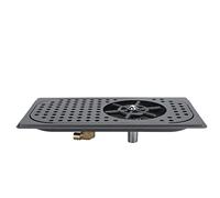 ANGGREK Lavadora de Vasos con Construcción de Acero Inoxidable | Acabado en Negro Mate, Acero Inoxidable 201, Rosca Macho G1/2 pulg., Enjuague con Agua a Alta Presión, Compatible