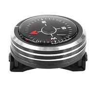 ANGGREK Mini Brújula de Muñeca, Herramienta de Navegación Al Aire Liviana de Aleación de Aluminio con Agujero para Correa para Acampar Senderismo Caza Ciclismo