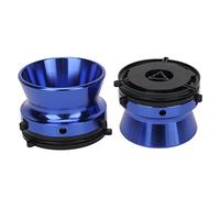 ANGGREK Nab Hub Adapter, Adaptador de Bobina a Bobina de Aluminio de 10 Pulgadas con Mecanismo de Bloqueo y Acabado Azul para Grabadoras Studer ReVox Akai