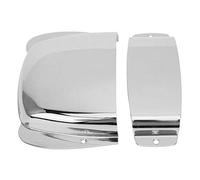 ANGGREK P Bass Pickup Cover Puente Jazz Micros Cubiertas Cromo Guitarra Precisión Plata Teisco Piezas Telecaster Oro Vintage Performance Accesorios (Couleur argent)