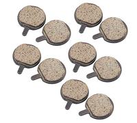 ANGGREK Pastillas de Freno de Disco Semimetálicas, Material de Resina para un Frenado Fuerte y Fácil Instalación, Ajuste Universal para Bicicletas de Montaña y Bicicletas Eléctricas