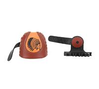 ANGGREK RECURVE Bow BURCE, de Liberación Rápida, 4 Flechas de Carcaj a la Flecha, Carcaj Marrón Vintage Larga Duración, Material Premium Resistente, Arcos Caza América, Reembolsos, Arcos,